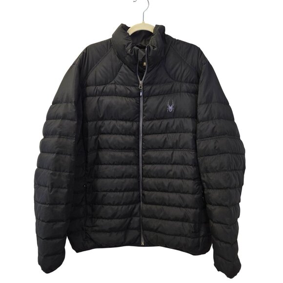 Spyder 100% Duck Down Filled Puffer Jacket Size XXL - Picture 1 of 7